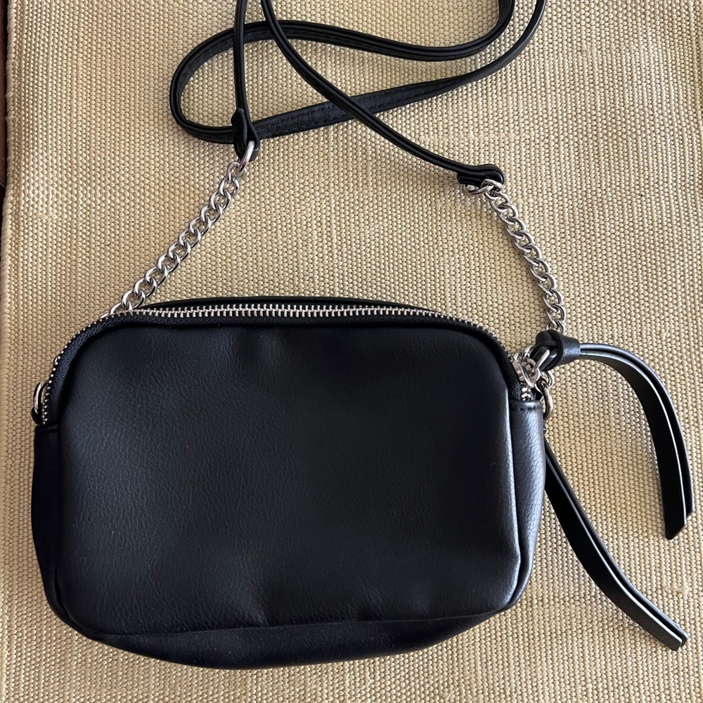 Cross Body double Zip purse